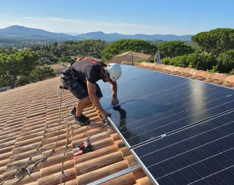 Installateur panneaux solaires Marches — pose photovoltaïque sur toiture