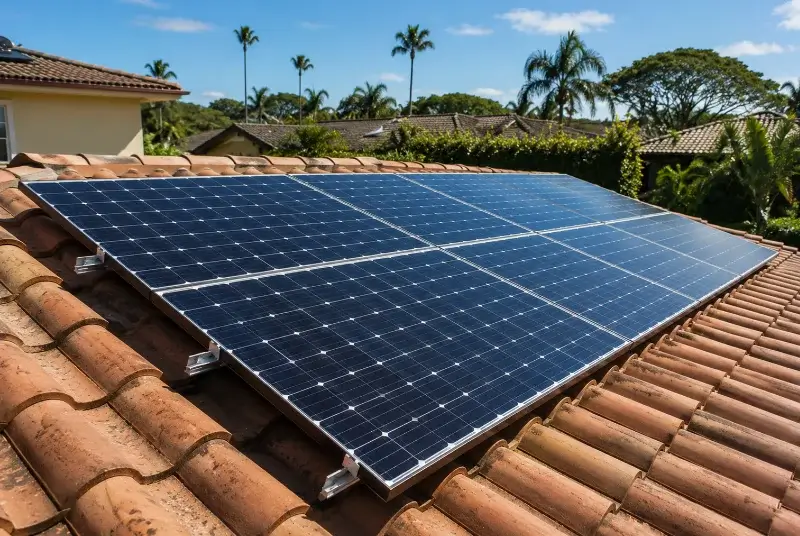 Installation de panneaux solaires à Marches
